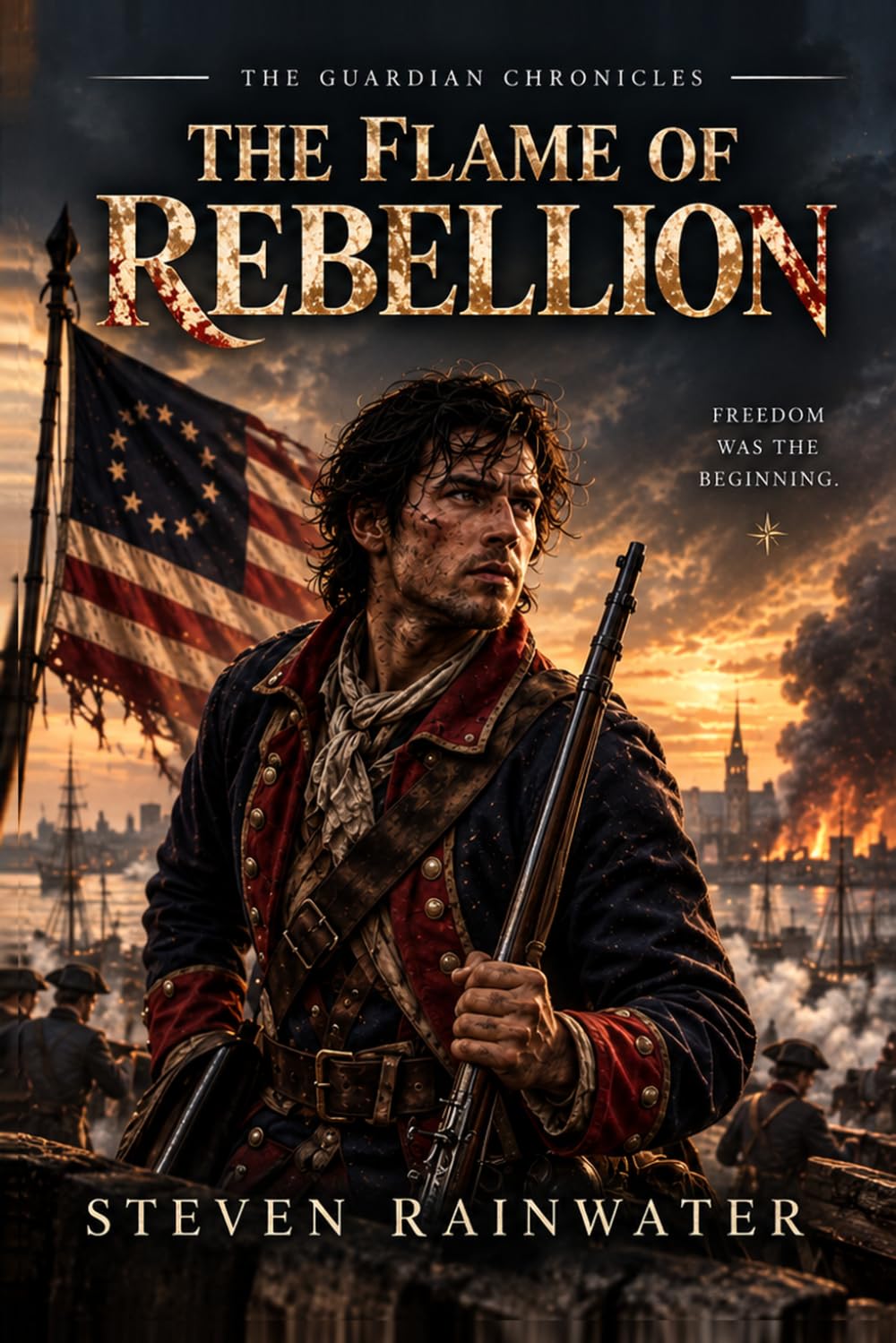 Cover of The Flame of Rebellion by Steven Rainwater